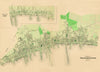 Village of Provincetown MA Antique Plan Scroll - Maritime Tribes USAScroll