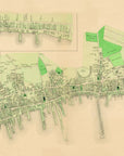 Village of Provincetown MA Antique Plan Scroll - Maritime Tribes USAScroll