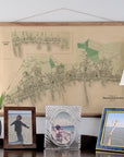 Village of Provincetown MA Antique Plan Scroll - Maritime Tribes USAScroll