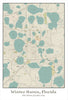 Winter Haven, FL Sea Glass Map Scroll - Maritime Tribes USAScroll