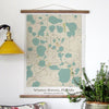 Winter Haven, FL Sea Glass Map Scroll - Maritime Tribes USAScroll