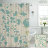 Winter Haven, FL Seaglass Map Shower Curtain - Maritime Tribes USAShower Curtain